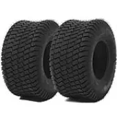 YITAMOTOR® 20x8.00-8"" Lawn Mower Tires, Suitable for Lawnmowers, Motorcycles, Garden Tractors, Golf Carts, and Farm Equipment, 4Ply, Set of 2