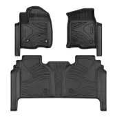 Floor Mats for 2019-2025 Chevrolet Silverado 1500 / GMC Sierra 1500 & 2020-2025 Silverado/Sierra 2500HD/3500HD Crew Cab