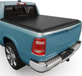 Soft Roll Up Truck Bed Tonneau Cover Compatible with 2019-2025 Dodge Ram 1500 New Body Style 5.7ft w/o RamBox