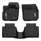 YITAMOTOR® Floor Mats For 2017-2020 Ford Fusion/Lincoln MKZ, 1st & 2nd Row All-Weather Protection, Black