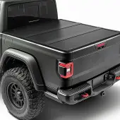 Hard Tri-fold Truck Bed Tonneau Cover Compatible with Jeep Gladiator 5ft Bed 2020 2021 2022 2023 2024 2025 JT w/or w/o Trail Rail System