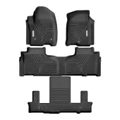YITAMOTOR® 21-25 Chevy Tahoe/GMC Yukon/Cadillac Escalade Floor Mats w/ 2nd Row Bucket Seats, Floor Liners 1st & 2nd 3rd Row