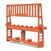 YITAMOTOR® Heavy Duty 45"" Orange Pallet Fork Frame Attachment for Skid Steer Tractor 4500LB