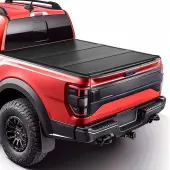 FRP Hard Tri-fold Truck Bed Tonneau Cover Compatible with Ford F-150 F150 2015-2025 5.5ft Bed (Excl. Raptor Series)