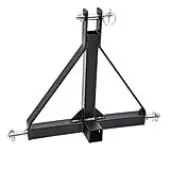 YITAMOTOR® 3 Point Hitch 2"" Receiver Trailer Hitch Category 1 Heavy Duty Tractor Drawbar Adapter Tow Compatible for Kubota, BX, LM25H, WLM Tractor, No