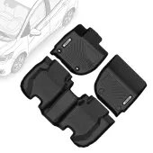 OEDRO Floor Mats for 2015-2020 Honda Fit, All-Weather Guard Front & 2nd Row Liner Set