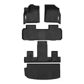 All-Weather Floor Mats & Cargo Liners for 2018-2025 Chevrolet Traverse (7 Seats & 2024 Traverse Limited), TPE Rubber Car Mats, Traverse Accessories