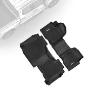 Floor Mats Fit for 2019-2025 Chevy Silverado/GMC Sierra 1500 & 2020-2025 GMC Sierra 2500HD/3500HD Crew Cab w/o Rear Storage Box