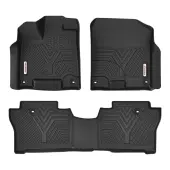 YITAMOTOR® All Weather Floor Mats for 2019-2025 Honda Passport Front Rear Protection Liners