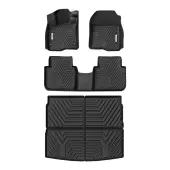 YITAMOTOR All-Weather TPE Floor Mats & Cargo Liner for 2023-2025 Honda CR-V & CR-V Hybrid | Full Set Black