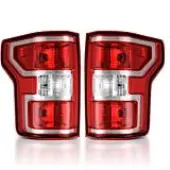 YITAMOTOR® Tail Light Assembly For 18-20 Ford F150 Halogen OE Replacement with Bulbs and Harness Red Brake Tail Light Rear Lamp - Left & Right Side