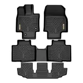 3-Row Floor Mats for 2020-2025 Toyota Highlander with Center Console, Not for Hybrid Models