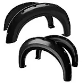 YITAMOTOR® Fender Flares Kit Compatible for 2009-2014 Ford F-150 (Not Fit Raptor Models), Textured Matte Black Finish Pocket Rivet Style