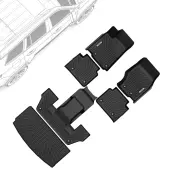 OEDRO Floor Mats All-Weather TPE for 2021-2025 Jeep Grand Cherokee L (ONLY for 6 Seat) 1st, 2nd Row Floor Mat Liners (Without Center Console)