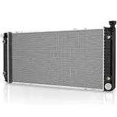 YITAMOTOR® Radiator Compatible with Chevy GMC Cadillac Suburban Yukon Tahoe Pickup Escalade C1500 C2500 C3500 K1500 K2500 K3500 5.0L 5.7L V8