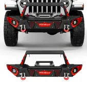 YITAMOTOR® Front Bumper for 2018-2025 Jeep Wrangler JL / 2020-2025 Jeep Gladiator