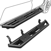 OEDRO Running Boards For 2007-2021 Toyota Tundra CrewMax, Textured Black Nerf Bars