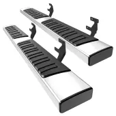 6.5 inches Running Boards Compatible with 2015-2025 Ford F150 SuperCab, 2017-2024 Ford F250 F350 F450 F550 Super Cab Side Step Nerf Bar