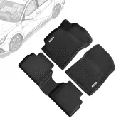 OEDRO Floor Mats for 2021-2025 Hyundai Elantra Sedan, Custom Fit Front 1st & 2nd Seat Floor Liners