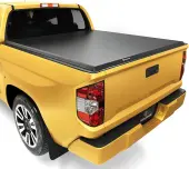 Soft Quad Fold Tonneau Cover for 2014–2021 Toyota Tundra 6.5ft Bed with Deck Rail | YITAMOTOR