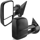 YITAMOTOR® Power-heated Towing Mirrors For 2007-2013 Chevy Silverado/GMC Sierra 1500, 2008-2014 2500/3500