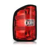 YITAMOTOR® Left Driver Side Rear Taillight Brake Lamp With Bulb For 2007-2013 Chevy Silverado 1500/2500HD/3500HD(Not Fits 2007 Classic Models),12-14 G