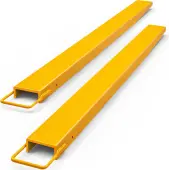 Pair 96"" Length 4.5"" Wide Forklift Extension Pallet Forks High Tensile Steel