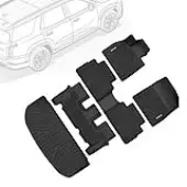 2020-2025 Hyundai Palisade Custom Fit 3 Rows Floor Mats