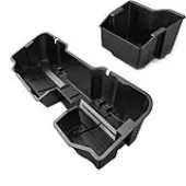 OEDRO 2-In-1 Storage Box for  2019-2025 Chevy Silverado/GMC Sierra 1500, 2020-2025 Silverado/Sierra 2500HD 3500HD Double Cab & Crew Cab Storage Box