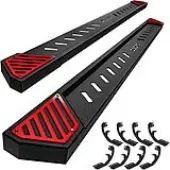 OEDRO® Running Boards for 2019-2025 Chevy Silverado/ GMC Sierra 1500 Crew Cab; 2020-2024 Silverado/ Sierra 2500HD 3500HD (Excl. 2019 1500 LD)