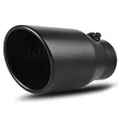 YITAMOTOR Universal 4 Inch Inlet Exhaust Tip, 4"" Inlet 6"" Outlet 12"" Overall Length Polished Surface Stainless Steel Professional Exhaust Tip