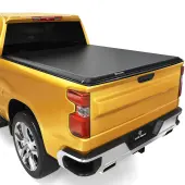 YITAMOTOR® 2019-2025 Chevy Silverado/GMC Sierra 1500 New Body Style, Fleetside 5.8 ft Bed Soft Roll Up Truck Bed Tonneau Cover