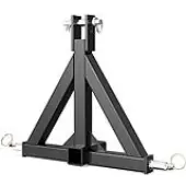 YITAMOTOR® 2"" Receiver 3 Point Quick Trailer Hitch Adapter Category 1 Tractor