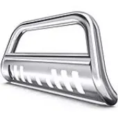 Chrome Bull Bar for Toyota Tundra & Sequoia | YITAMOTOR 3"" Stainless Steel Grille Guard