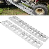 YITAMOTOR® 60''x12'' Aluminum Trailer Ramps 6000LBS Car Trailer Truck Hook End 2 Loading Ramps