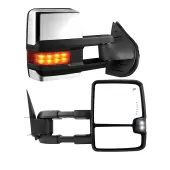 YITAMOTOR® 2003-2006 Chevy Silverado GMC Sierra Tahoe Extendable Tow Mirrors, Heated with Turn Signal