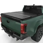 YITAMOTOR® FRP Hard Tri-Fold Truck Bed Tonneau Cover Compatible with 2016-2025 Toyota Tacoma (Excl. Trail Edition), 6 ft Bed with Deck Rail System