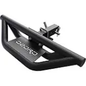 2"" Hitch Tow Step Replacement for Truck Vehicles with 2"" Hitch Receiver Rear Bumper Guard Protector Upgraded Textured Black Hitch Step Bar