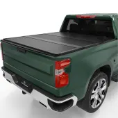 YITAMOTOR® FRP Hard Tri-fold Truck Bed Tonneau Cover Compatible with 2019-2025 Chevy Silverado/GMC Sierra 1500 New Body Style 5.8 ft Bed