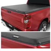 OEDRO 6.9ft Soft Roll Up Tonneau Cover for 2020-2025 Chevy Silverado/GMC Sierra 2500 3500 HD