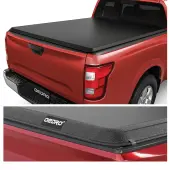 OEDRO 5Ft Soft Roll Up Truck Bed Tonneau Cover for 2005-2025 Nissan Frontier (ONLY for Models with Utili-Track System)