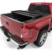 OEDRO 6.5ft Soft Quad-Fold Tonneau Cover for 14-18 Chevy Silverado/GMC Sierra 1500,15-19 Chevy Silverado/GMC Sierra 2500/3500 HD
