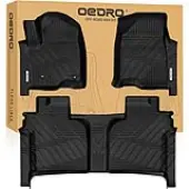 OEDRO Floor Mats Fits for 2019-2025 Chevy Silverado /GMC Sierra 1500 & 2020-2025 Chevy Silverado /GMC Sierra 2500HD/3500HD Crew Cab W/ Rear Underseat