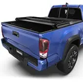 OEDRO 5ft Soft Tri-fold Tonneau Cover for 2016-2023 Toyota Tacoma with Track Rail System(Excl. Trail)