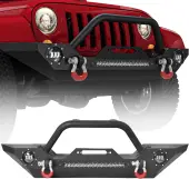 Heavy-Duty Rock Crawler Front Bumper for Jeep Wrangler JK & JKU | YITAMOTOR