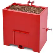 YITAMOTOR® 3 Point Hitch Ballast Box, 800 lbs Tractor Ballast Box with 2'' Quick Hitch Receiver for 3 Point Category 1 Tractors, Loaders and Skid Stee