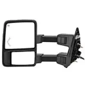 YITAMOTOR Power Heated Towing Mirror for 2008-2016 Ford F250 F350 F450 F550 – Driver Side, Smoke Lens, LED Signal