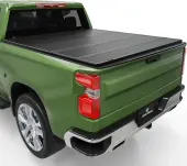 Hard Quad Fold Tonneau Cover for 2020-2025 Silverado/Sierra 2500/3500 HD | 6.9ft Bed | YITAMOTOR