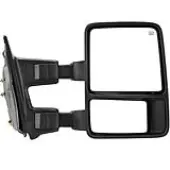 YITAMOTOR Passenger Side Towing Mirror - 1999-2007 Ford Super Duty & Excursion | Power Heated, Telescoping, LED Signal