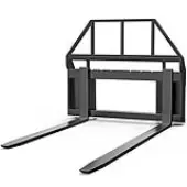 YITAMOR 4000lb Skid Steer Pallet Forks - 45"" Frame w/ 48"" Blades | QA